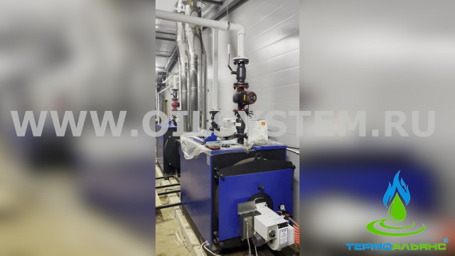 Работают два котла Ecoheat M